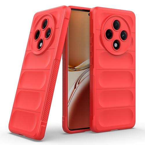 Zapcase Back Case Cover for Oppo F27 Pro Plus 5G | Compatible for Oppo F27 Pro Plus 5G Back Cover | Liquid Silicon Magic Case with Camera Protection | Red - Image 1