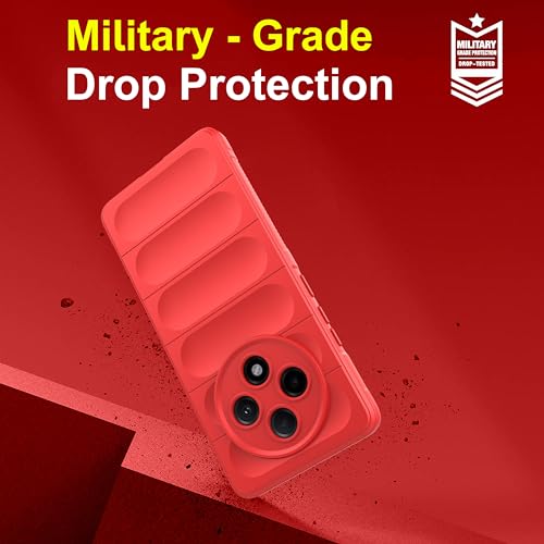 Zapcase Back Case Cover for Oppo F27 Pro Plus 5G | Compatible for Oppo F27 Pro Plus 5G Back Cover | Liquid Silicon Magic Case with Camera Protection | Red - Image 5