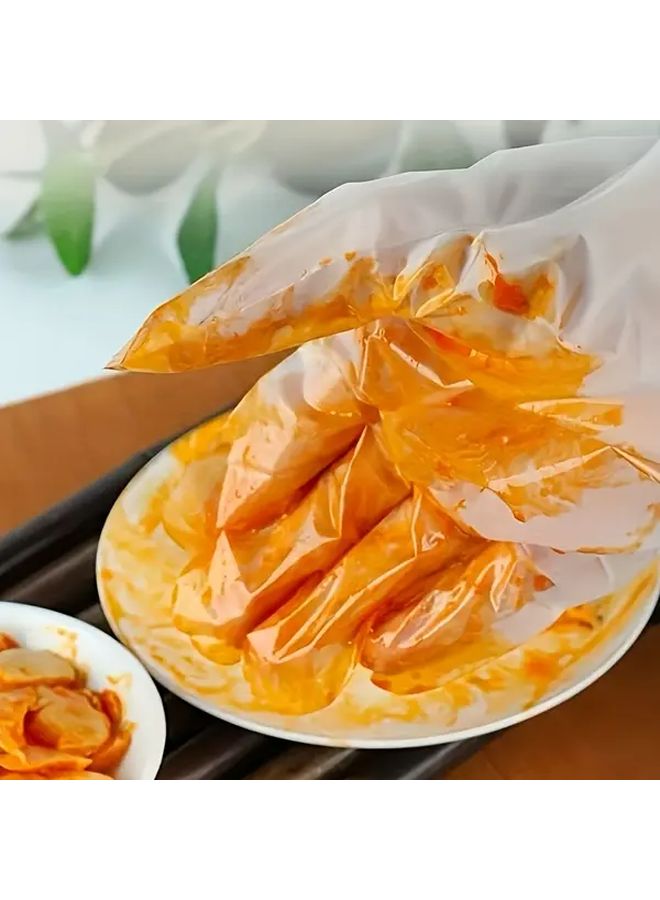 Transparent Detachable Portable Gloves Medium Size 100 Pack - Image 5