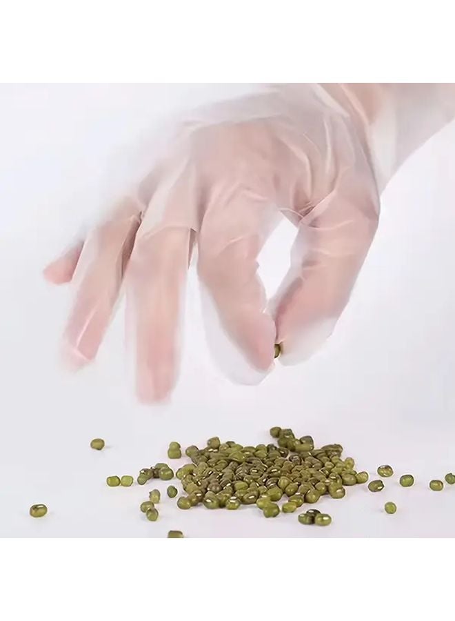 Transparent Detachable Portable Gloves Medium Size 100 Pack - Image 2