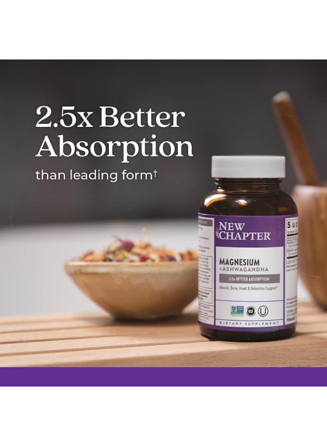 New Chapter Magnesium + Ashwagandha Supplement - Image 3