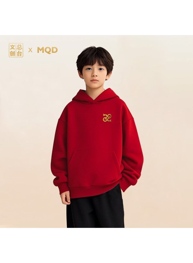 مكد 【cctv Spring Festival Gala Co-branded】مجموعة هودي وسروال رياضي للصبيان "سي سي رو يي" للأطفال والآباء - Image 3