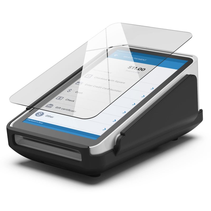 Encased حافظة واقية ومحمية لشاشة قارئ بطاقات سكوير - هيكل صلب مطاطي مع قاعدة غير قابلة للانزلاق وزجاج مقسى (منتجات) - Image 1