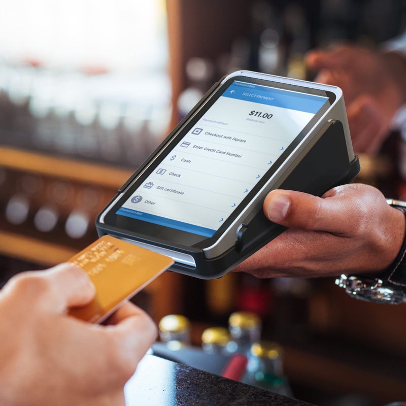 Encased حافظة واقية ومحمية لشاشة قارئ بطاقات سكوير - هيكل صلب مطاطي مع قاعدة غير قابلة للانزلاق وزجاج مقسى (منتجات) - Image 4