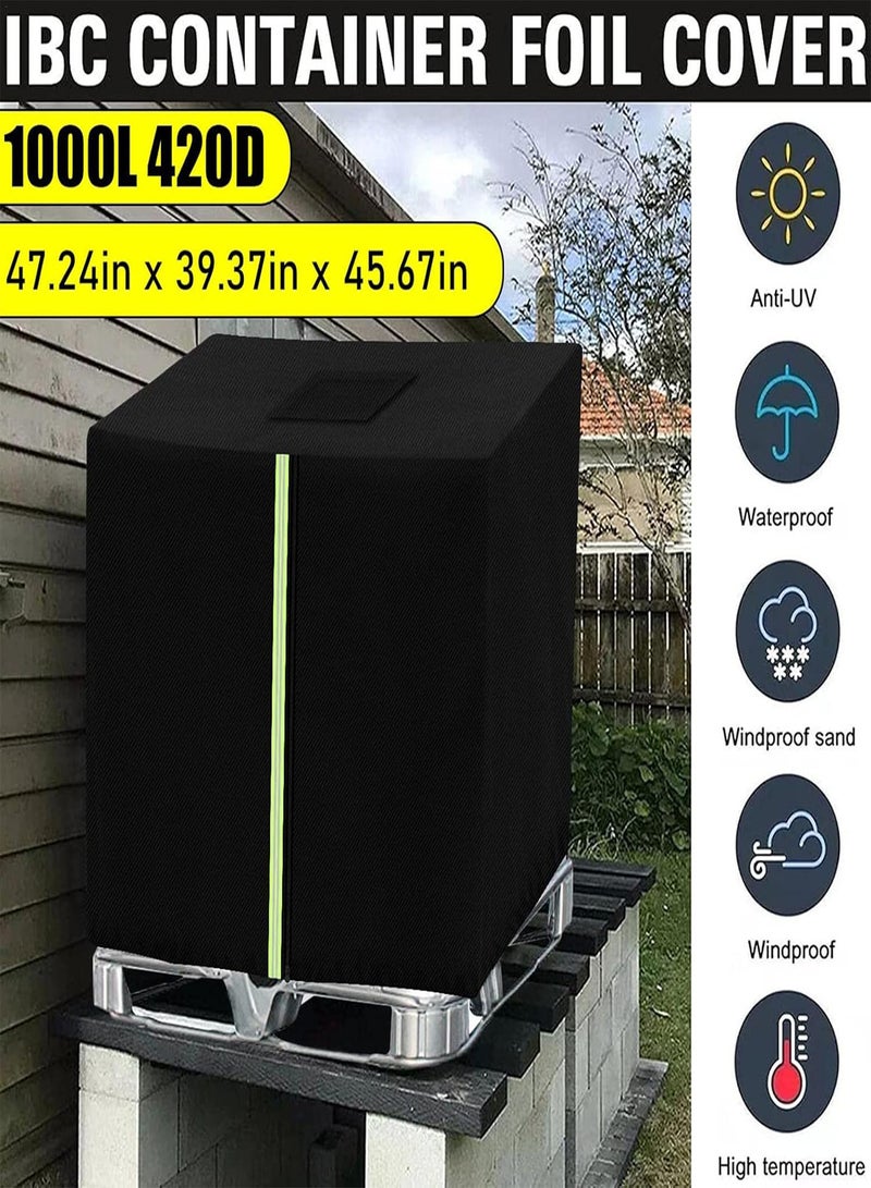 GGOOT 2 Pcs Anti-UV Water Tank Cover | Anti-UV Water Tank Protective Covers,Waterproof Oxford Cover for Protect Water Tank from Harmful UV Rays - Image 2