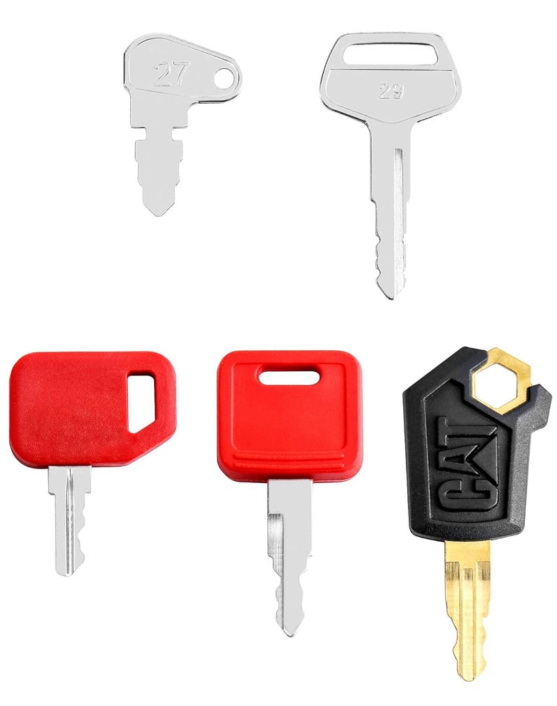 woobles Ignition Keys Set, 10 Pack Heavy Construction Equipment Keys for Caterpillar Case JD Hyster Komatsu Keys Heavy Equipment 10 set - Image 4