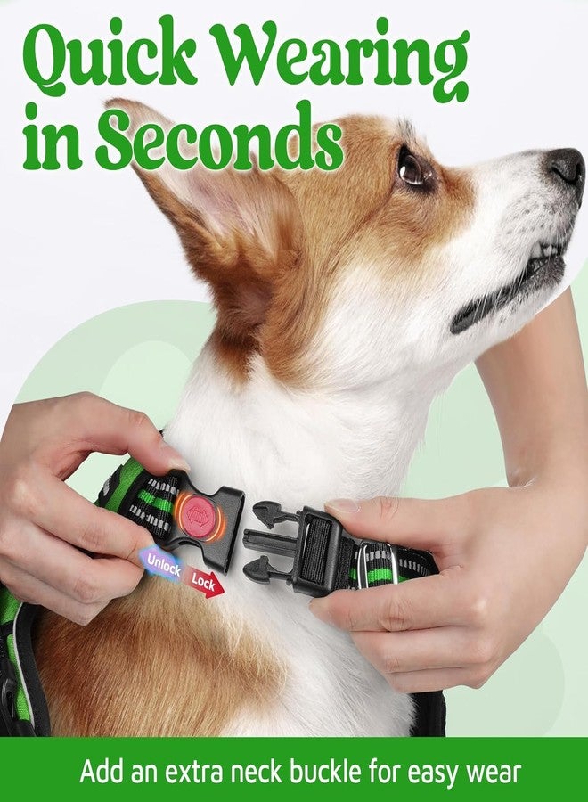 Doggo Bite Premium Reflective Dog Vest Harness| Soft Breathable| Padded Handle| Adjustable Straps & Dual Lock Buckle| No-Choke Design with Free Leash-22mm Chest (28-37inch) All Giant Breeds 35-60Kg - Image 4