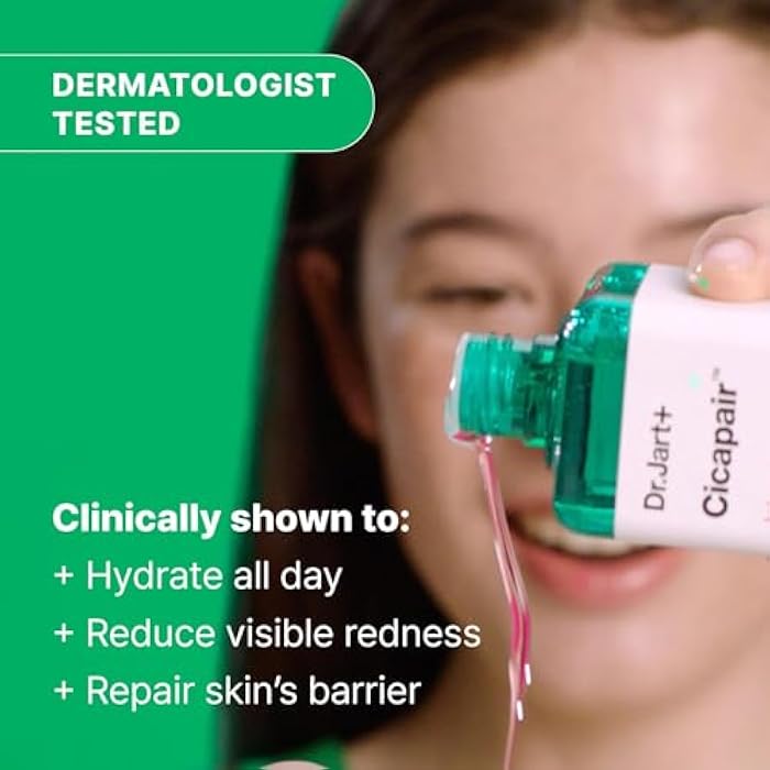 Dr.Jart+ Cicapair Intensive Soothing Repair Treatment Liquid Korean Face Lotion to Reduce Redness with Centella Asiatica | Hydrating Toner | Korean Skin Care, 5.07 Fl Oz - Image 2
