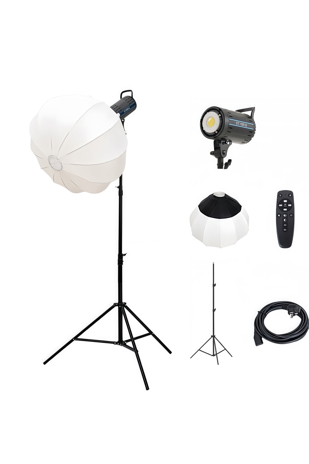 جلانفين Glanfen Professional Cob Photography Lighting Kit 150W