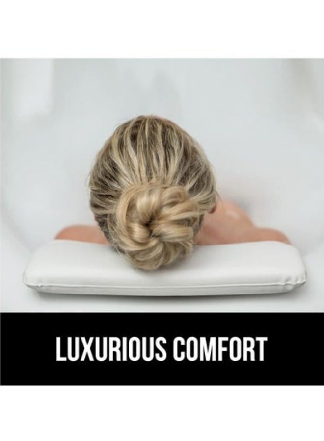 MIXDE Comfort Slip Resistant Soft Relaxing Spa Bath Pillow Cushion Support Head and Neck in Tub - Image 5