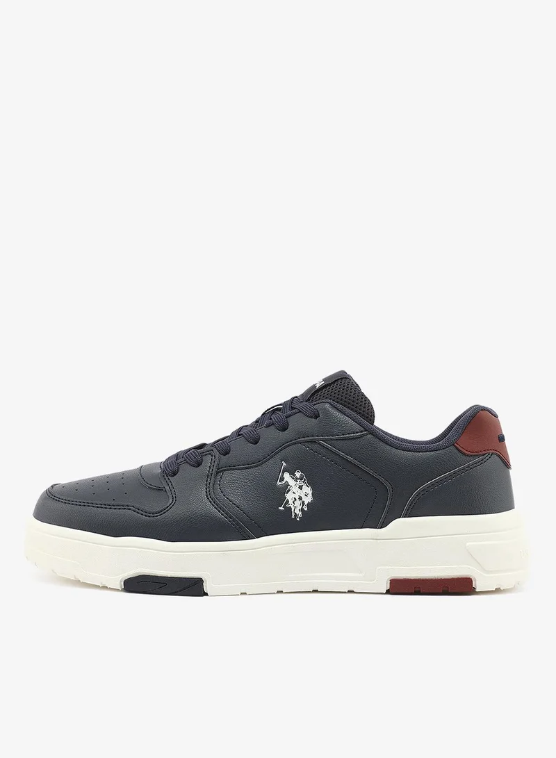U.S. Polo Assn. Navy Men's Navy Sneakers - Lightweight, Breathable and Comfortable Shoes for Men | Best Price UAE