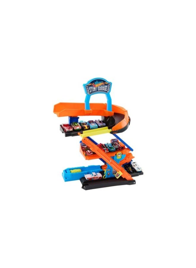 Hot Wheels Mattel Hot Wheels Speed Snap Transforming Stunt Garage - Image 1