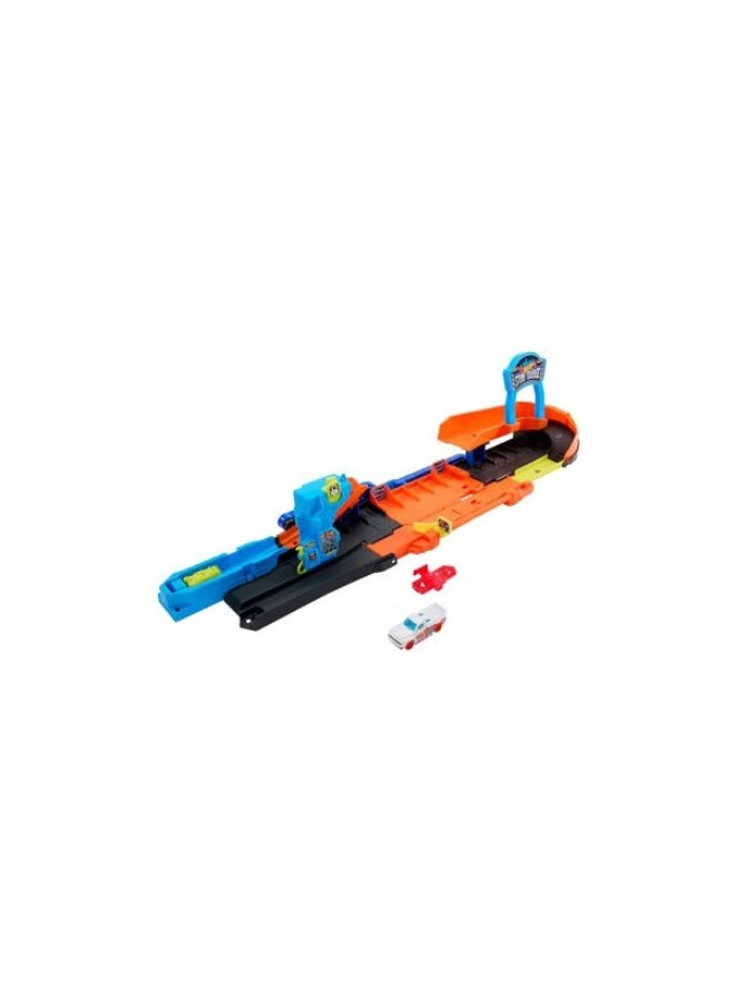 Hot Wheels Mattel Hot Wheels Speed Snap Transforming Stunt Garage - Image 3