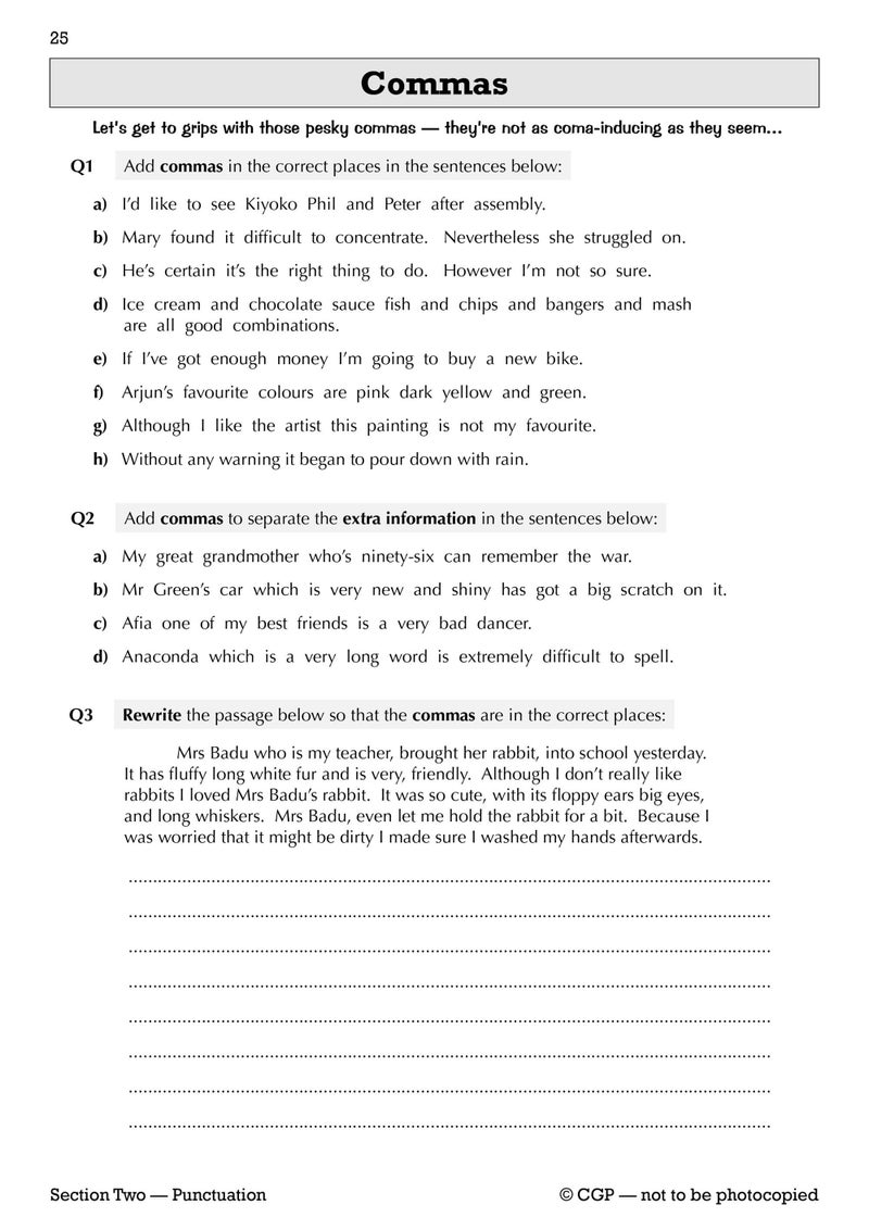Spelling Punctuation And Grammar For Ks3 Workbook With Answers - Image 4