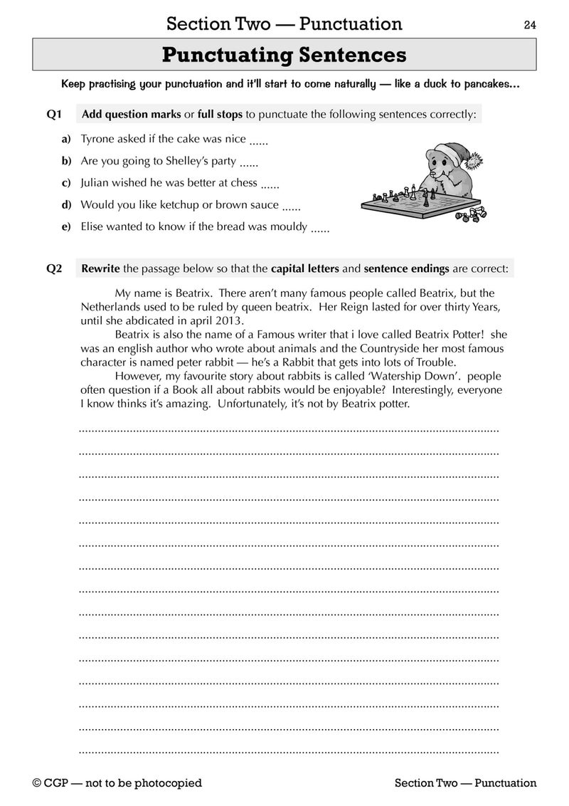 Spelling Punctuation And Grammar For Ks3 Workbook With Answers - Image 3