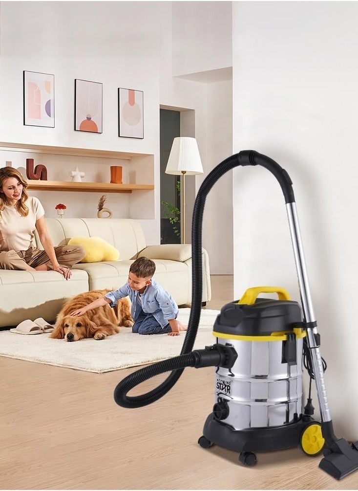 WINNING STAR Dry & Wet 1600W Vacuum Cleaner ST-5034 25L Stainless Steel - pzsku/Z15076B9E5B18CCE878A6Z/45/1741278803/0c4743be-79e6-4da8-abb3-902a7d74a05c