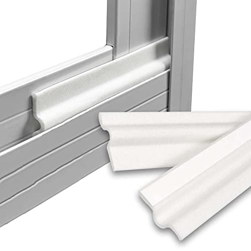 KAYLEINSTER 118 inch Weather Stripping Door Seal Strip for Bottom of Door,Self-Adhesive Window Draft Stopper Foam Seal Strip,Soundproof Window Insulation Weather Strip for Winter Gap Blocker(White) - Image 1