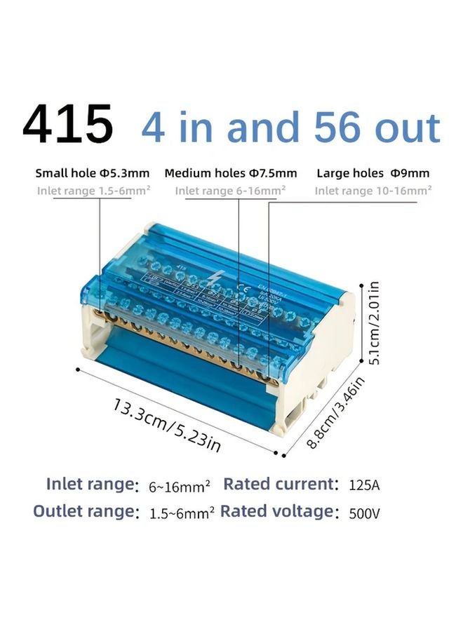 215 2 في 28 صندوق تقاطع خارجي علبة كهربائية لحامل DIN - Image 3