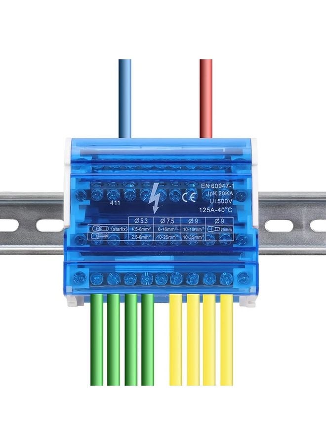 215 2 في 28 صندوق تقاطع خارجي علبة كهربائية لحامل DIN - Image 2