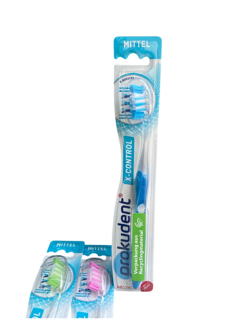ROSSMANN - German Brand procudent toothbrush X-Control medium Made in Germany - Image 1