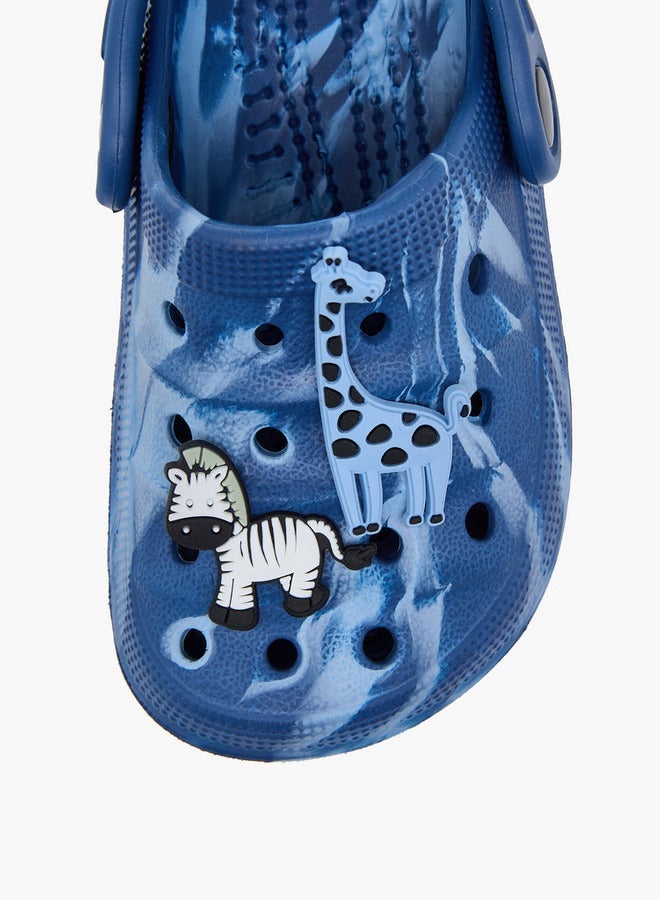 أكوا شباشب أطفال بنقوش حيوانات مع حزام خلفي - Image 4