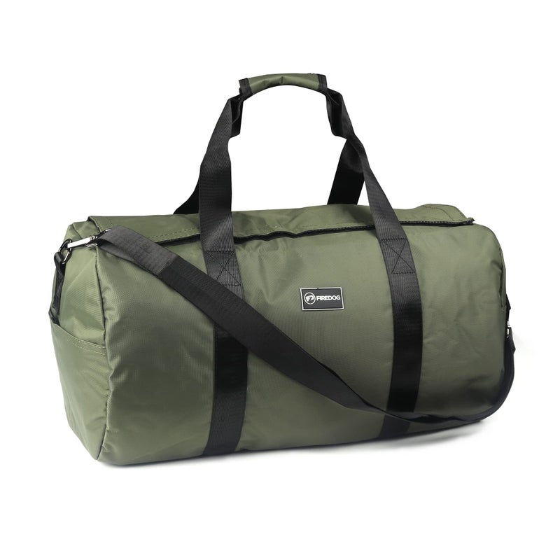 FIREDOG Large Duffel Bag with Lock Smell Proof Duffel Bag for Travel Carry on Bag Green340L - Image 2