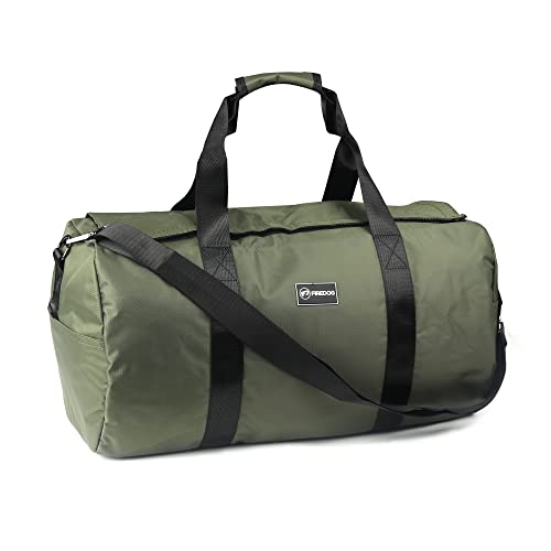 FIREDOG Large Duffel Bag with Lock Smell Proof Duffel Bag for Travel Carry on Bag Green340L - Image 1