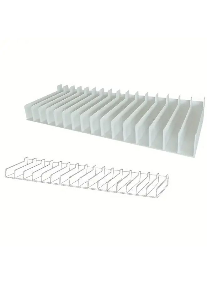 White Game Disc Holder Stand For 16 PS4 PS5 Xbox CDs Durable ABS Storage - Image 5