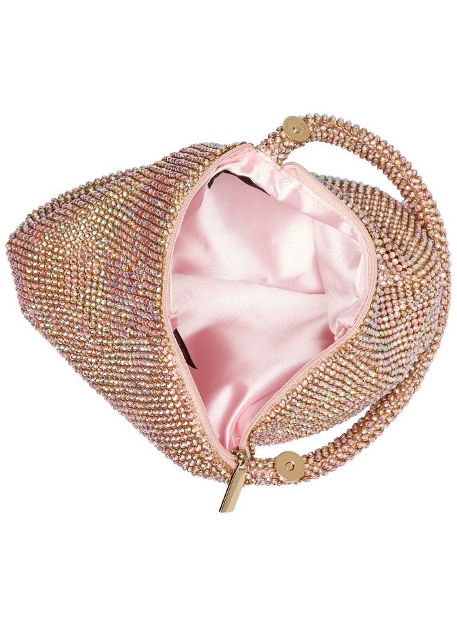 Jessica McClintock Staci Mesh Wristlet Pouch Pink  - Image 5