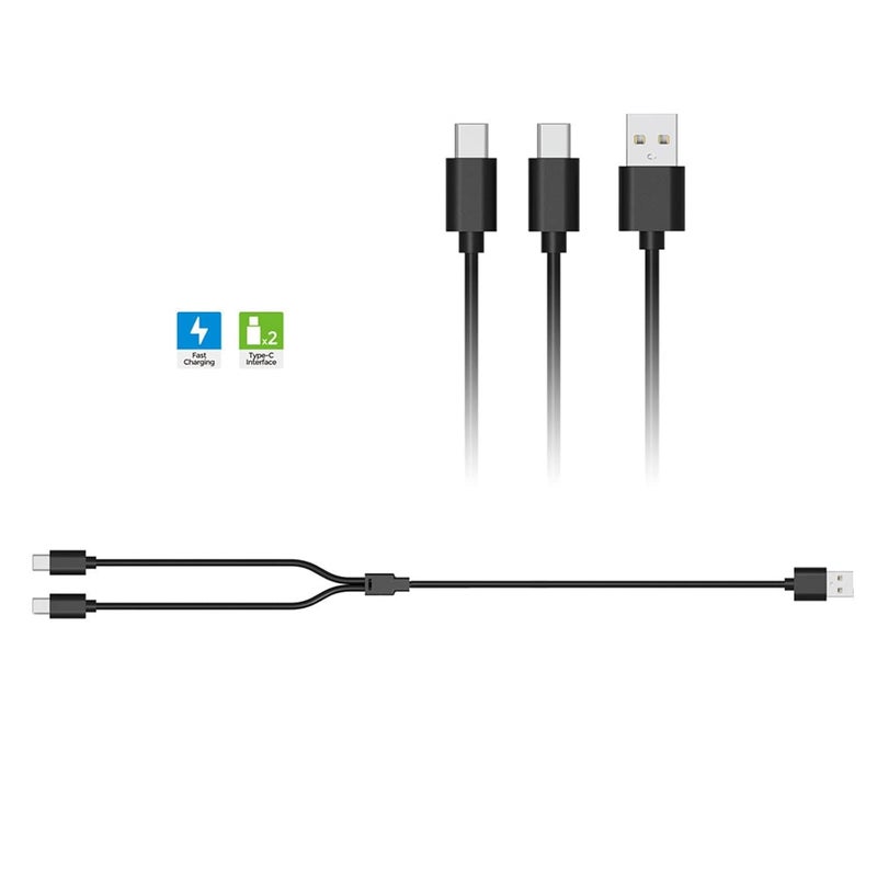 eWINNER 2 in 1 Charger Cable for Playstation 5 for PS VR2 for Type C Interface for Wireless Handle for VR Gaming Controller Charge Accessories - Image 2