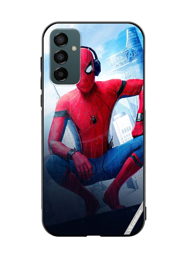 VR CREATIVE Protective Case Cover For Samsung Galaxy M23 Spiderman Design Multicolour - Image 1