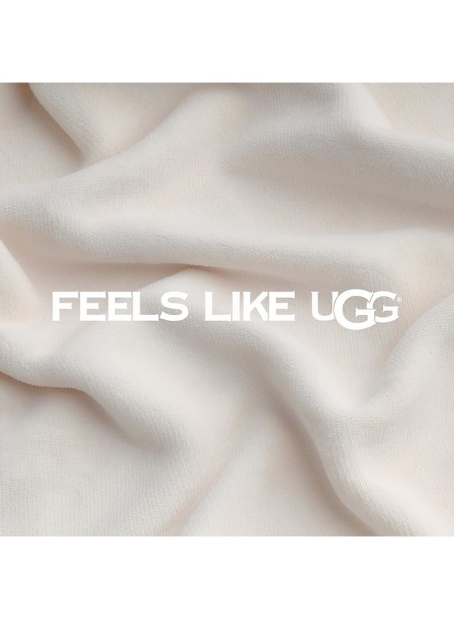 UGG Coco Fleece Blanket for Bed Queen Size – Luxury Cozy Room Decor, Soft Warm Winter Bedding, Heavy Blanket & Queen Blanket for Bed, Gifts for Teens and Women - Snow - Image 3