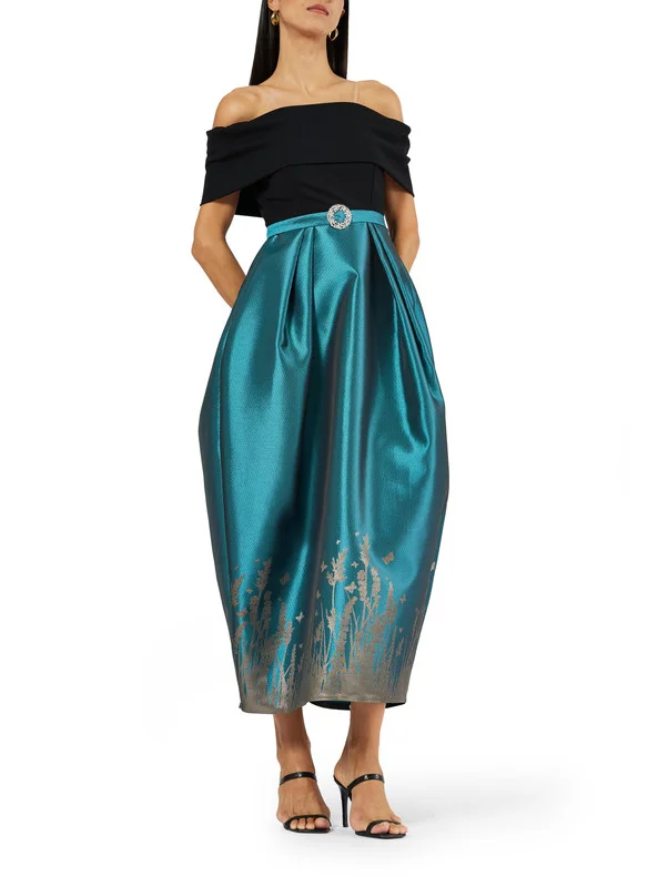 Amri Off-shoulder Long Dress