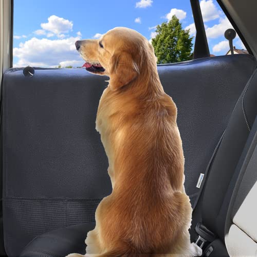 Durapower Dog Car Door Protector丨2 Pack Extra Big & Thick Anti Pet Scratching Waterproof Vehicle Door Covers Guard Truck Interior Panel Safe SUV Universal 600D Black - Image 1