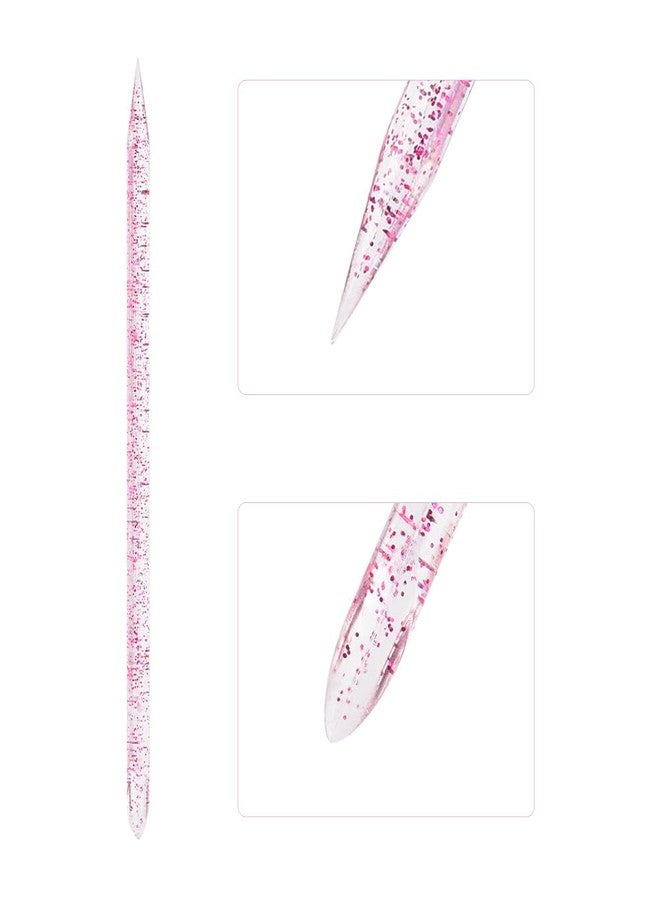 Rolabling Nail Soaking Bowl Set 2PCS Nail Soak Off Bowl with 5PCS Acrylic Sticks Nail Cuticle Pusher Manicure Remover Tool Kit (7, Pink) - Image 3