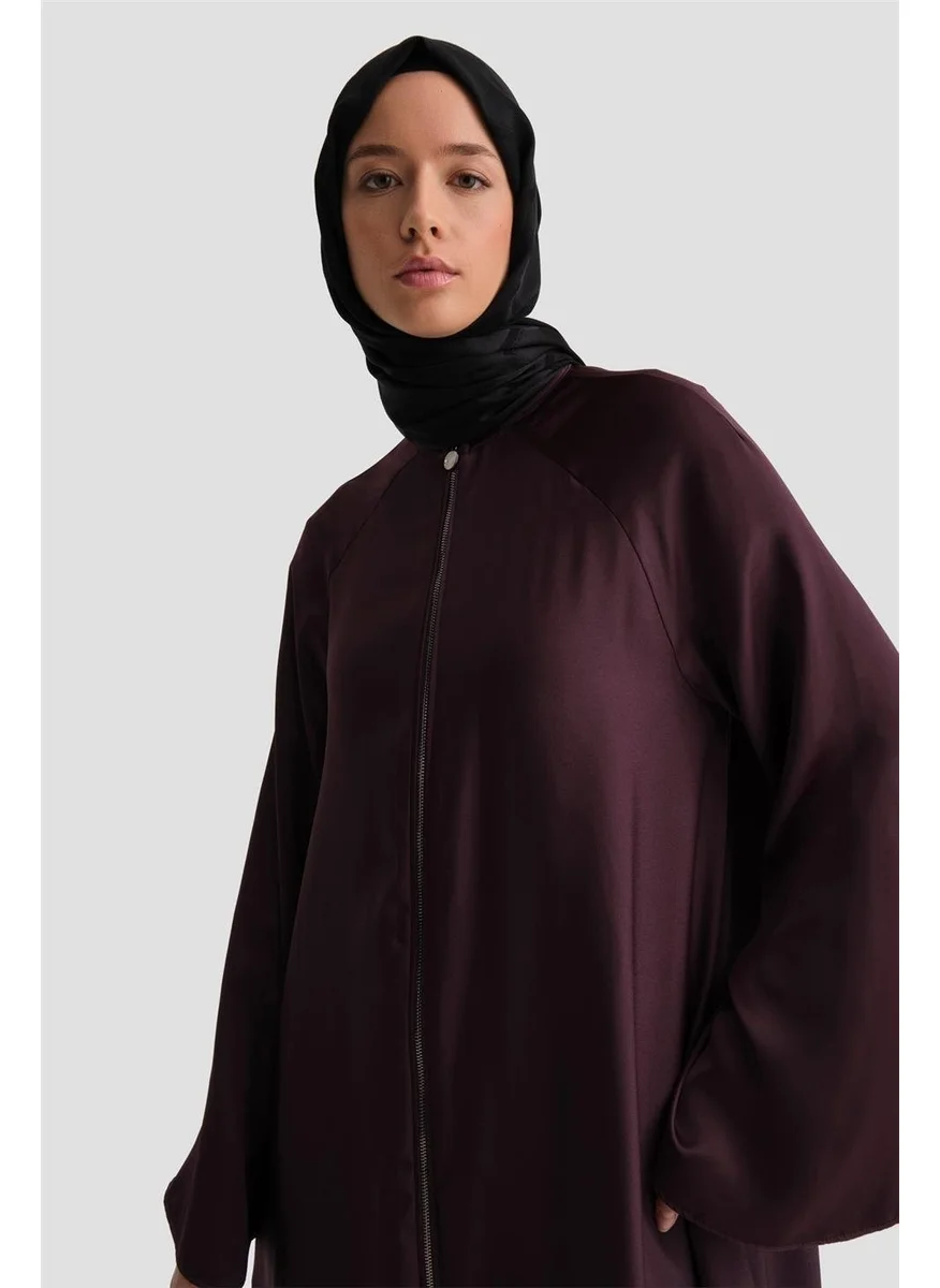 ARMINE Fabric Mix Abaya 24K8900 Purple
