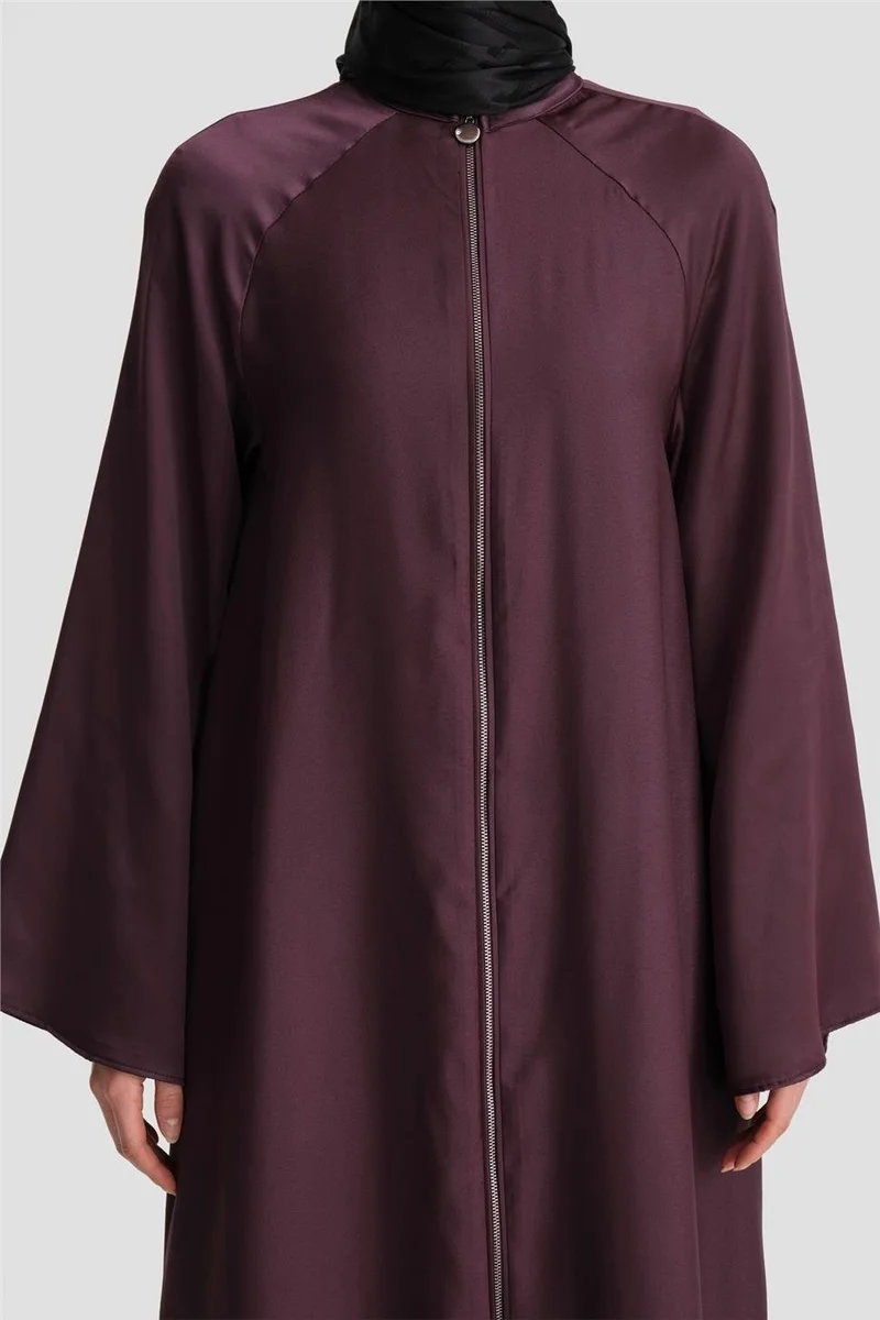 ARMINE Fabric Mix Abaya 24K8900 Purple