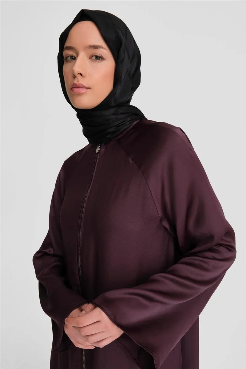 ARMINE Fabric Mix Abaya 24K8900 Purple