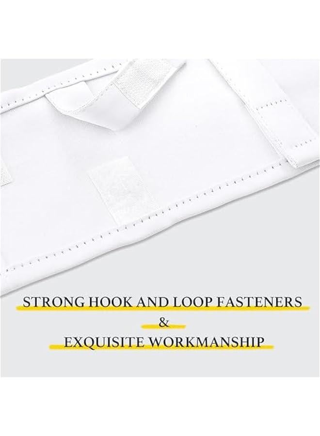 Arabest White Blackout Band for 24 Grommets on Living Room/Bedroom/Kitchen Curtains, 12 Panels, Tab Top Light Blocking Belt for Grommets on Drapes, 5 by 11  - Image 5