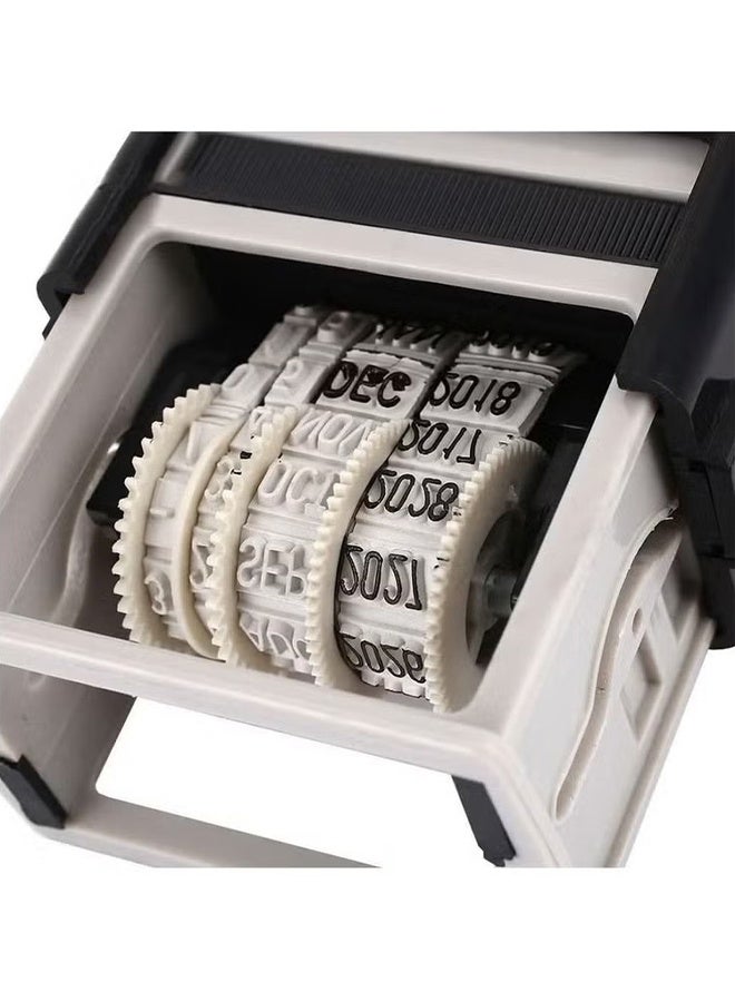 HY Portable Mini Words Wheel Scrapbooking Supplies Stamping Account Roller Seal DIY Office Supplies Mud Set Date Seal Date Stamps (No Ink) - Image 4