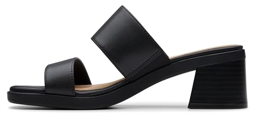 Clarks Women Jaylan Dusk Black Leather 7.5 Medium - Image 4