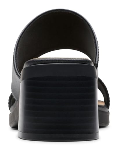 Clarks Women Jaylan Dusk Black Leather 7.5 Medium - Image 3