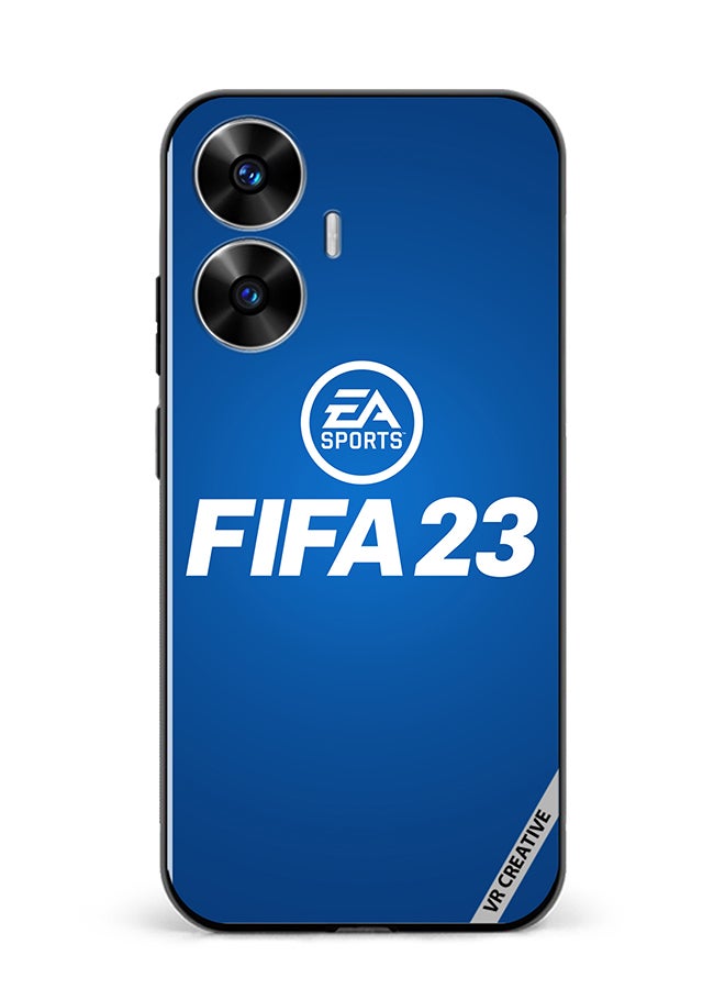 VR CREATIVE Protective Case Cover For Realme C55 Fifa 23 Blue Ea Design Multicolour - Image 1
