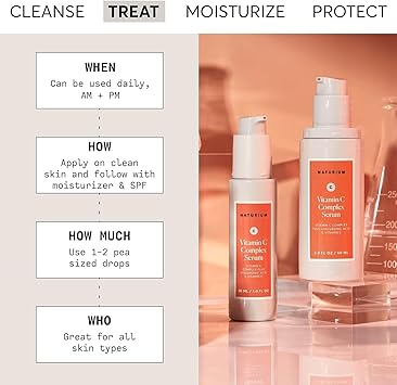 Naturium Vitamin C Complex Face Serum with Hyaluronic Acid Vitamin E 10 FL OZ 30 ML - Image 3