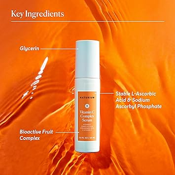 Naturium Vitamin C Complex Face Serum with Hyaluronic Acid Vitamin E 10 FL OZ 30 ML - Image 5