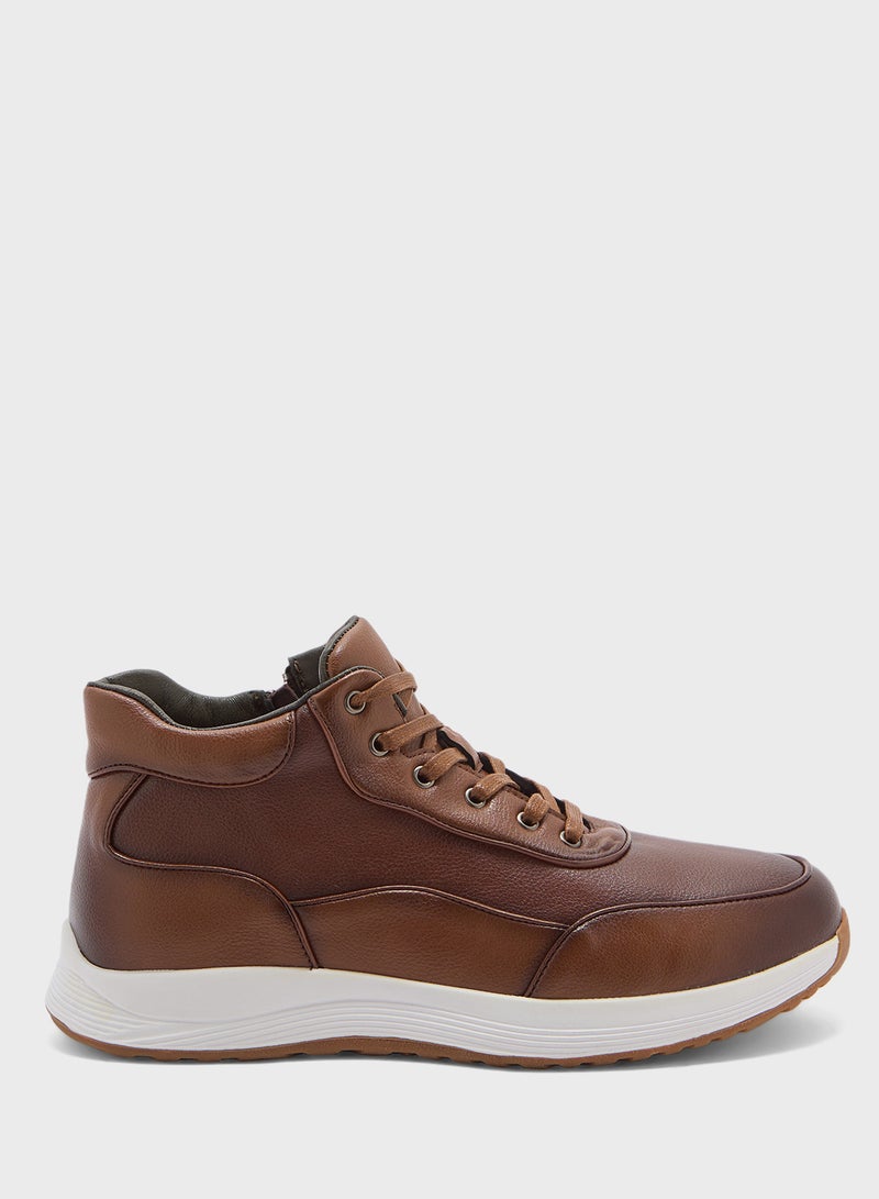 Robert Wood Smart Casual High Top Sneakers  - Image 1