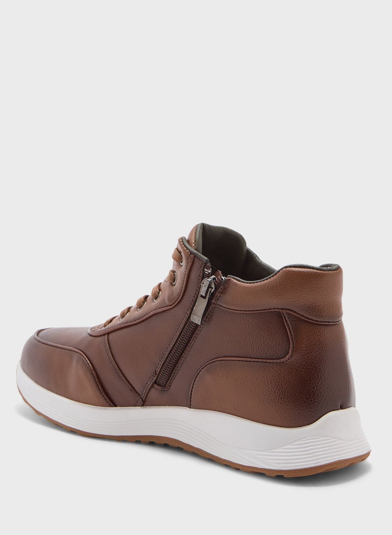 Robert Wood Smart Casual High Top Sneakers  - Image 3