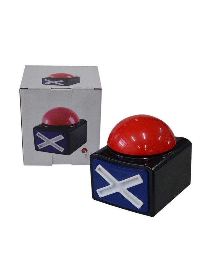 2Pcs Game Buzzer, Answer Buzzers For Game Show With Light & Alarm Sound Game Show Button Box Party Contest Prop Toy, Trivia Quiz Got Talent Buzzer For Kids Adult Family Feud Game