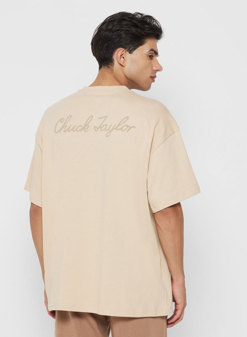 CONVERSE Loose Fit Sneaker Patch Back T-Shirt - Image 2