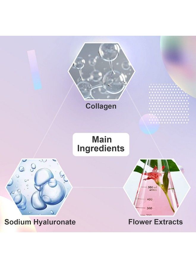 Adofect 30 Pieces Peach Moisturizing Collagen Lip Masks Crystal Lip Care Gel Pads Patches Mouth & Lips Age Defying Masques Great For Antichapped Antiwrinkle Plump Your Lips Rose Red - Image 5